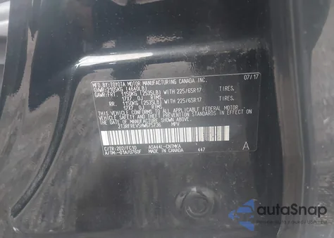 2017 Toyota Rav4 Xle z USA, uszkodzony, nr VIN 2T3RFREV5HW675736